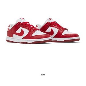 Nike dunk low “Gym Red” 🪱